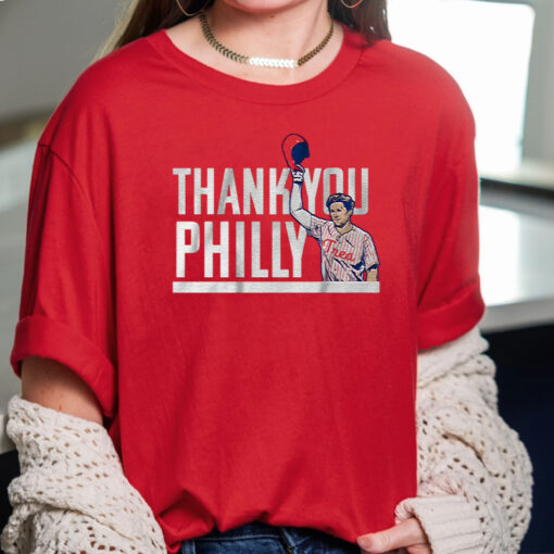 Trea Turner Thank You Philly T Shirts