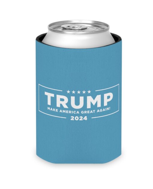 Trump Never Surrender Beverage Cooler Blue 1