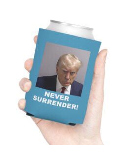 Trump Never Surrender Beverage Cooler Blue 4
