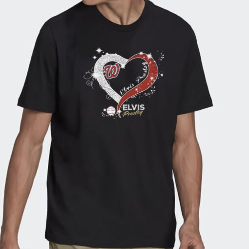 Washington Nationals Elvis Presley hearts diamond 2023 shirts