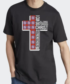Washington nationals cross I can do christ who strengthens me all things through 2023 t shirt