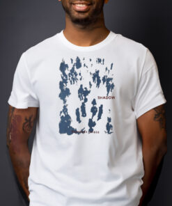 Y2K Graphic Print Shirt, Shadow Figures Shirts