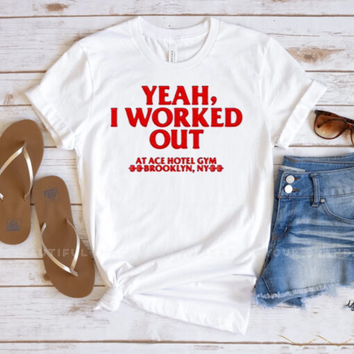 wahlid Mohammad Yeah I Worked Out T Shirt