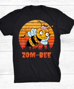 Zombie Bee Bees Retro Costume Easy Animal Halloween Shirt