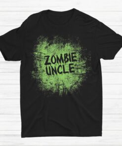 Zombie Uncle Cool Lazy Halloween Shirt