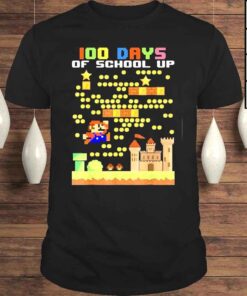 100 Days Of School MariöSüper Gamer Video Game Tee Shirt