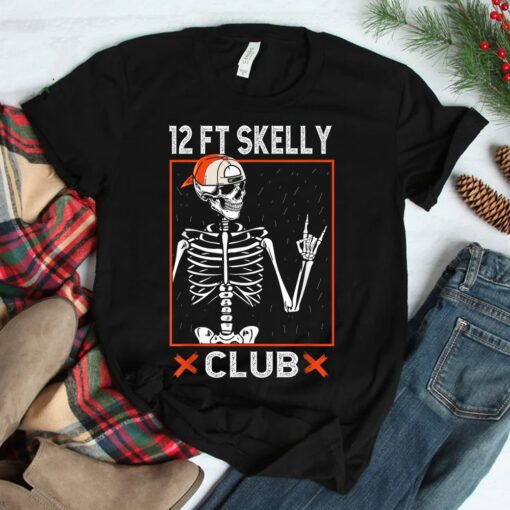 12 Foot Skelly Club Halloween Skeleton Shirt