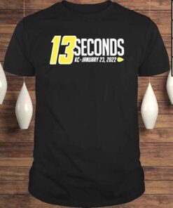 13 Seconds Mahomes KCJanuary 23 2022 shirt
