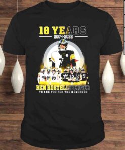 18 Years 2004 2022 Ben Roethlisberger Thank You For The Memories Shirt