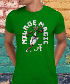 ALABAMA FOOTBALL JALEN MILROE MAGIC Tshirt