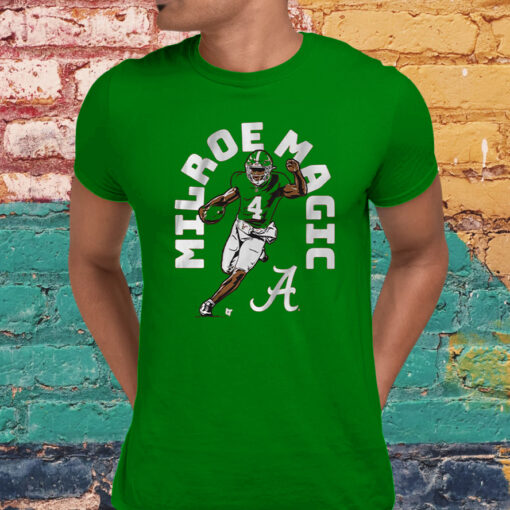 ALABAMA FOOTBALL JALEN MILROE MAGIC Tshirt