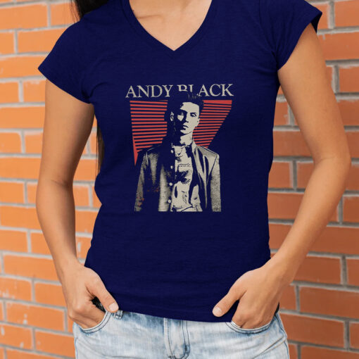 Andy Black Red Stripe Long Sleeve tShirt