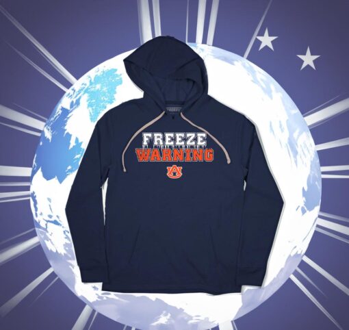 Auburn Football Freeze Warning Shirts