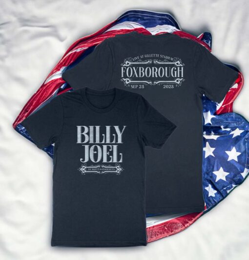 Billy Joel 9-23-23 Foxborough Event Shirts