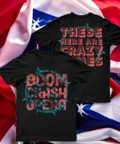 Boom Crash Opera Crazy Dots Black T-Shirt