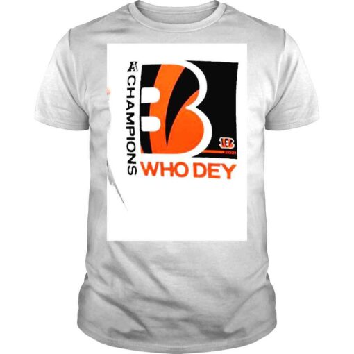 Cincinnati Bengals Champions Who Dey 2021 shirt