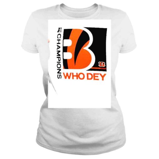 Cincinnati Bengals Champions Who Dey 2021 shirt - Image 3