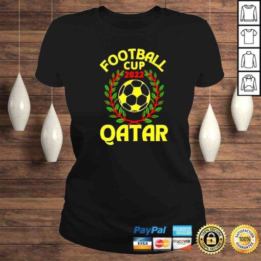 Football cup 2022 Qatar logo Tshirt