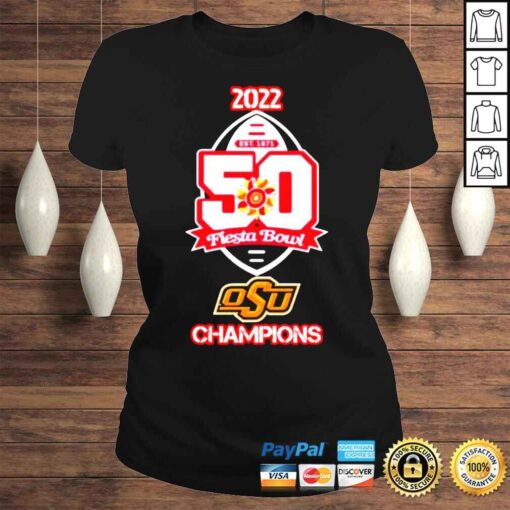 Oklahoma State 2022 Fiesta Bowl Champions New Shirt - Image 3