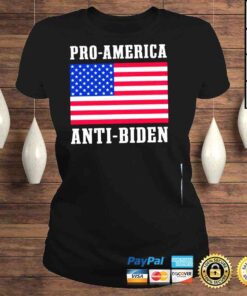 ClassicLadies Proamerica antibiden american flag shirt