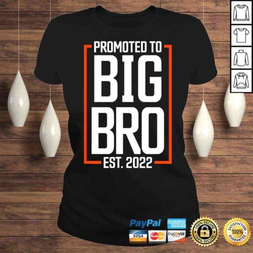 Promoted to Big Brother 2022 Big Bro Soon To Be Big Brother Shirt - Image 3