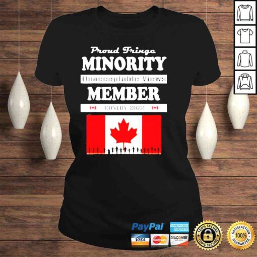 Proud Fringe Minority Unacceptable Views Member Convoy 2022 Shirt - Image 3