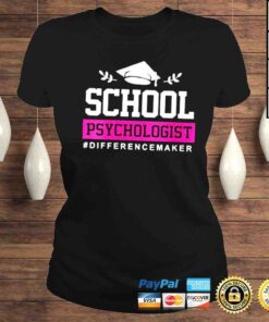 ClassicLadies Psychology School Psychologist Difference Maker Tshirt