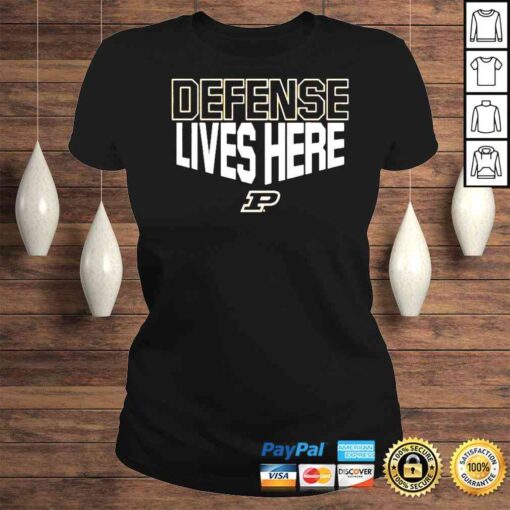 Purdue Boilermakers defense lives here shirt - Image 3