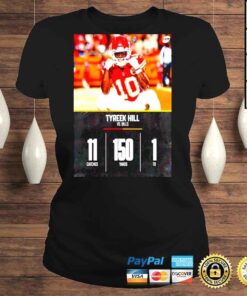 ClassicLadies Tyreek Hill Vs Bills 11 Catches 150 Yards Shirt