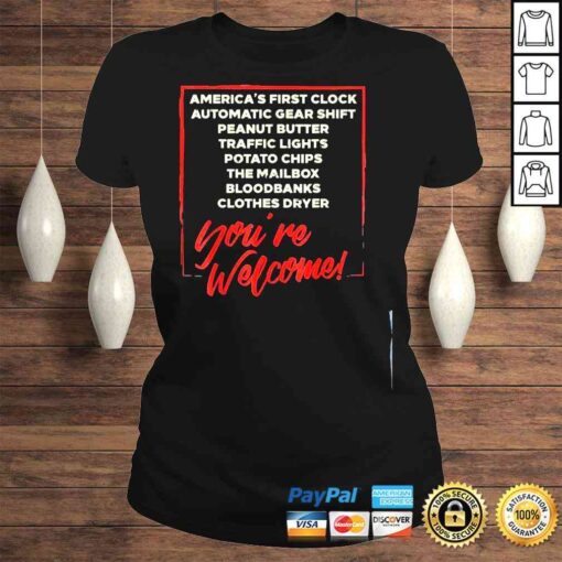 Youre Welcome Black History Month Pride African Inventors Shirt