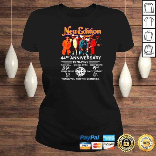 new Edition 44th Anniversary 1978 2022 thank you for the memories shirt - Image 3