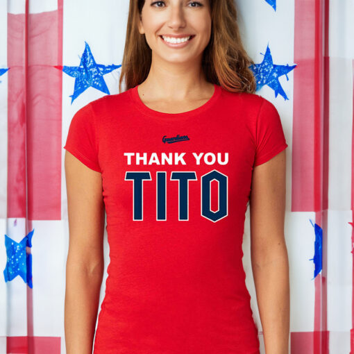 Cleveland Guardians, Thank You Tito Shirts