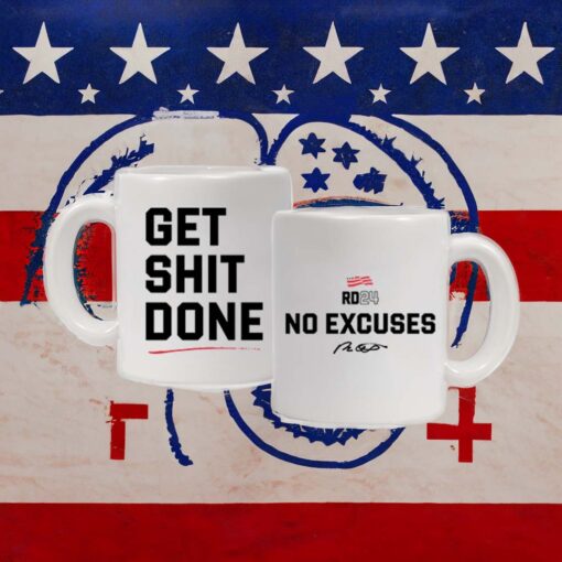 DeSantis 2024 No Excuses Mug