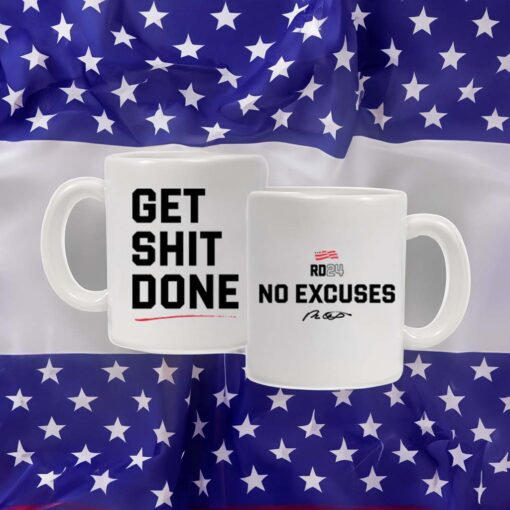 DeSantis 2024 No Excuses Mugs