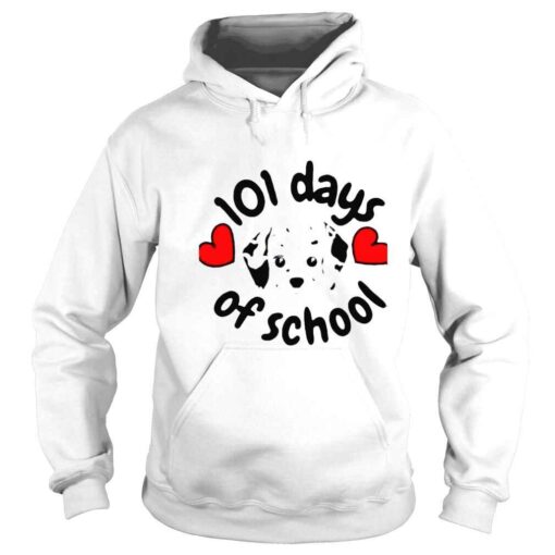 101 Days Smarter Dalmatian Dog 100 Days School Shirt
