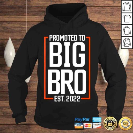 Promoted to Big Brother 2022 Big Bro Soon To Be Big Brother Shirt - Image 4