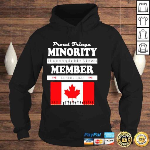 Proud Fringe Minority Unacceptable Views Member Convoy 2022 Shirt - Image 4