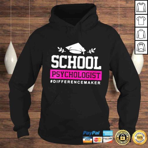 Psychology School Psychologist Difference Maker Tshirt - Image 4