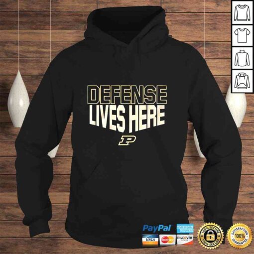 Purdue Basketball Defense Lives Here TShirt - Image 4