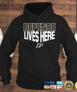 Hoodie Purdue Boilermakers defense lives here shirt