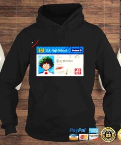 Hoodie UA Student ID Card My Hero Academia Izuku Midoriya shirt