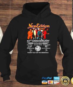 Hoodie new Edition 44th Anniversary 1978 2022 thank you for the memories shirt