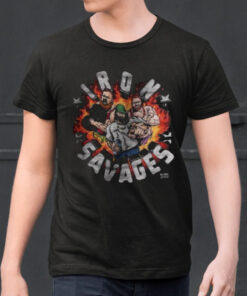 Iron Savages Pumping Iron Art Design Shirtt