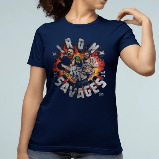 Iron Savages Pumping Iron Art Design tShirt