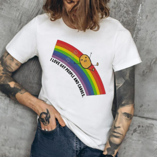 James Fell I Love Gay People and Carbes TShirt