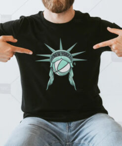 Lady Liberty New York Basketball T-Shirt