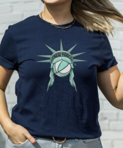 Lady Liberty New York Basketball TShirt