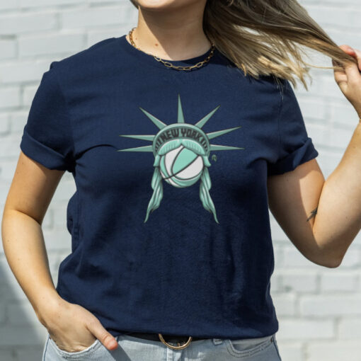 Lady Liberty New York Basketball TShirt