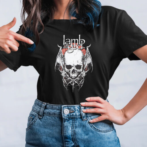 Lamb Of God Winged Skull Halloween T-shirts