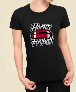 Lambert Horns Football Script Logo Shirt 1